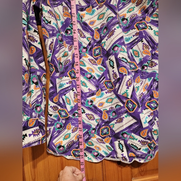 Vintage Cowboy Cut Western Button Down Shirt, Size 15 1/2 - Picture 7 of 7